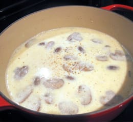 молочно-грибной суп